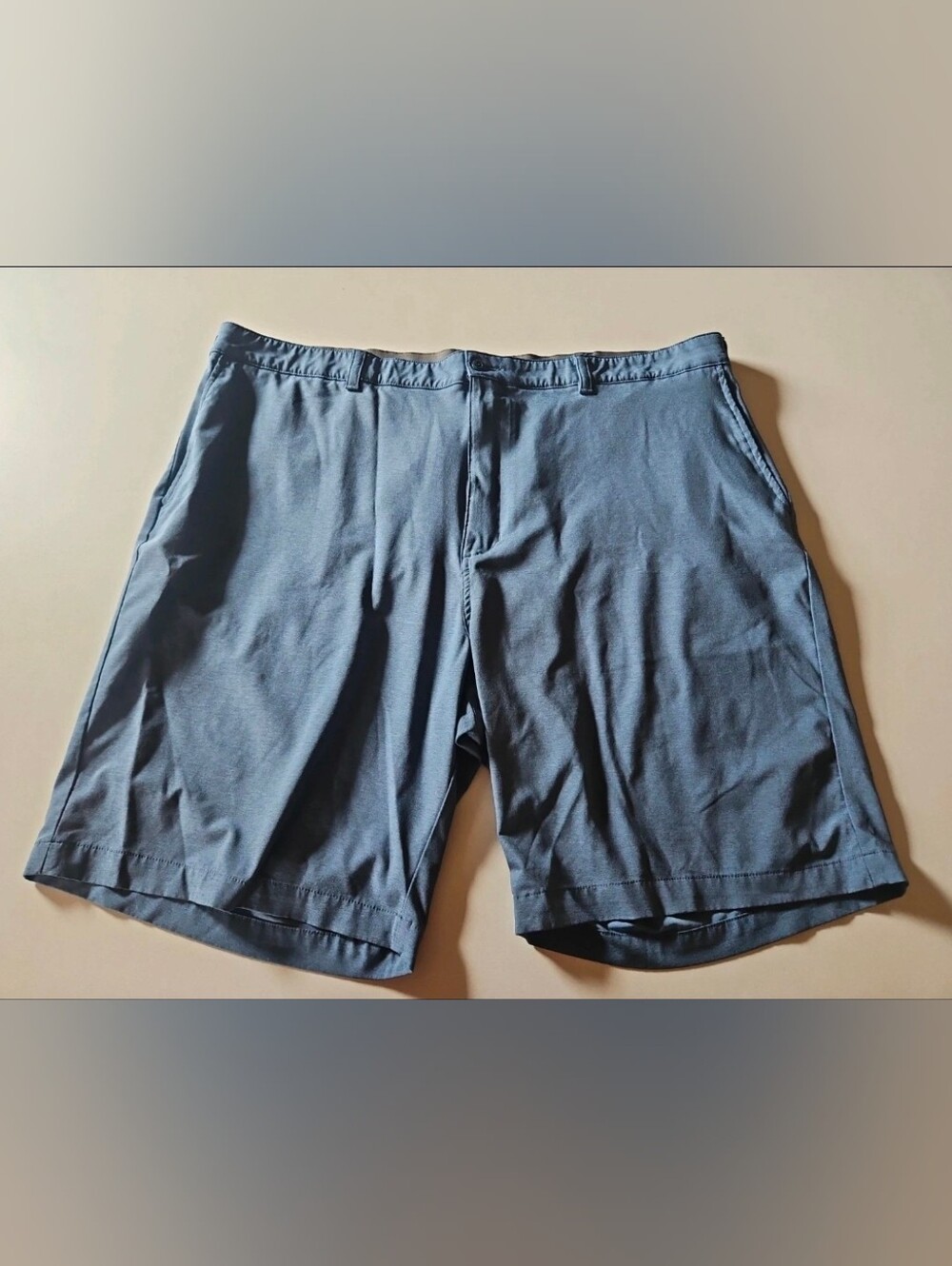 Ben Hogan Men's Flat Front Performance Shorts - Slate Blue